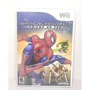 Spider-Man Friend or Foe Nintendo Wii 2006 Tested No Manual